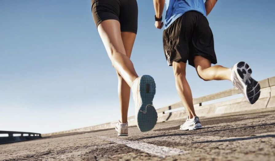 jogging